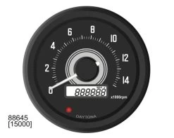 Barnett Tachometer Cable, 32" 16MM & 12MM Nut -Motoronderdelen Winkel daytona 60mm velona tachometer 15000 rpm type 1
