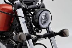 Daytona Side-Mount "Capsule120" Led Headlight Black E-Marked -Motoronderdelen Winkel daytona side mount capsule120 led headlight black 3