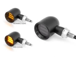DERBY Black CNC Machined Classic Mini LED Indicators 16 DERBY Black CNC Machined Classic Mini LED Indicators -Motoronderdelen Winkel derby black cnc machined classic mini led indicato 14