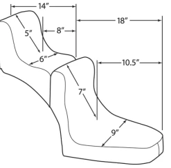 Drag Specialties Front Scorpion Solo Seat Black