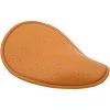 Drag Specialties Small Low-Profile Bobber Seat Vinyl Ostrich Brown