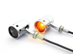 "Drilled" Aluminium Custom Turn Signals - Smoke Lens -Motoronderdelen Winkel drilled aluminium custom turn signals smoke lens 11