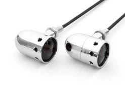 "Drilled" Aluminium Custom Turn Signals - Smoke Lens -Motoronderdelen Winkel drilled aluminium custom turn signals smoke lens 13