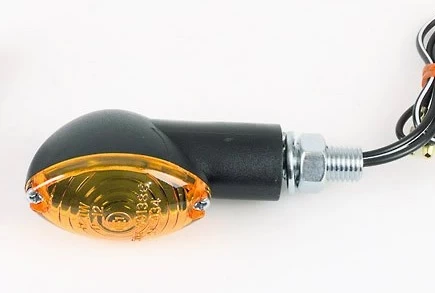 Emgo 12 V 21 W Mini Turn Signal Set CAT EYE Amber / Black 3 Emgo 12 V 21 W Mini Turn Signal Set CAT EYE Amber / Black