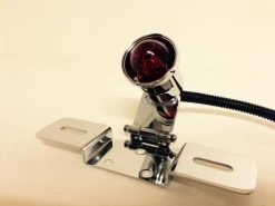 Emgo Universal Chrome Chopper Style Atomic Rear Lamp