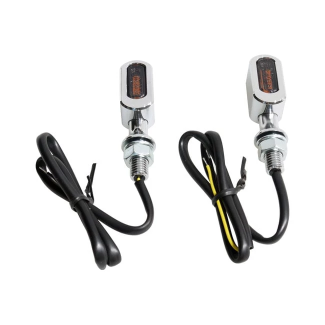 Fastline, 3-1 Led Turn Signal Set. Chrome, Smoke Lens 10 Fastline, 3-1 Led Turn Signal Set. Chrome, Smoke Lens - Afbeelding 8