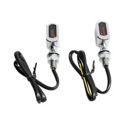Fastline, Led Turn Signal Set. Chrome, Smoke Lens -Motoronderdelen Winkel fastline led turn signal set chrome smoke lens 3
