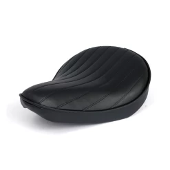Fitzz Custom Small Solo Seat Black Tuck And Roll