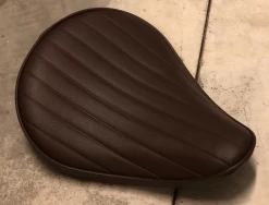 Fitzz Custom Small Solo Seat Brown Tuck And Roll