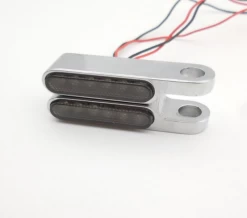 Handlebar Mounting LED Flashing Light Set (Long) (select Color) -Motoronderdelen Winkel handlebar mounting led flashing light set long sel 1