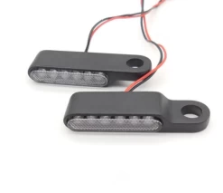 Handlebar Mounting LED Flashing Light Set (Long) (select Color) -Motoronderdelen Winkel handlebar mounting led flashing light set long sel 2