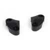 Killer Custom 3" Risers For 1-1/4 Bars - Black -Motoronderdelen Winkel handlebar top clamp black scalloped 73 20 various