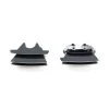 Head Bolt Bridge Cover Set. Finned, Black -Motoronderdelen Winkel head bolt bridge cover set finned black