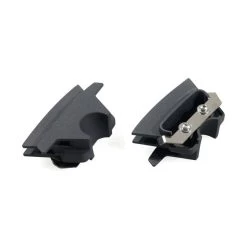 Head Bolt Bridge Cover Set. Finned, Black