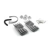 Head Bolt Bridge Cover Set. Finned, Silver -Motoronderdelen Winkel head bolt bridge cover set finned silver