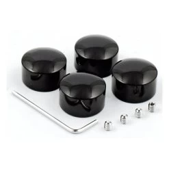 Head Bolt Cover Kit. Smooth, Black