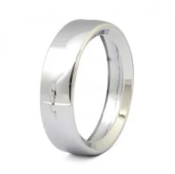 5Inch "Drilled " Vintage Style Headlight Polished -Motoronderdelen Winkel headlight trim ring 7 chrome