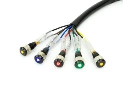 Drag Specialties LED Handlebar Indicators Sportster XL 883 / 1200 - 04-20 -Motoronderdelen Winkel high quality aluminum indicator lamp set 1