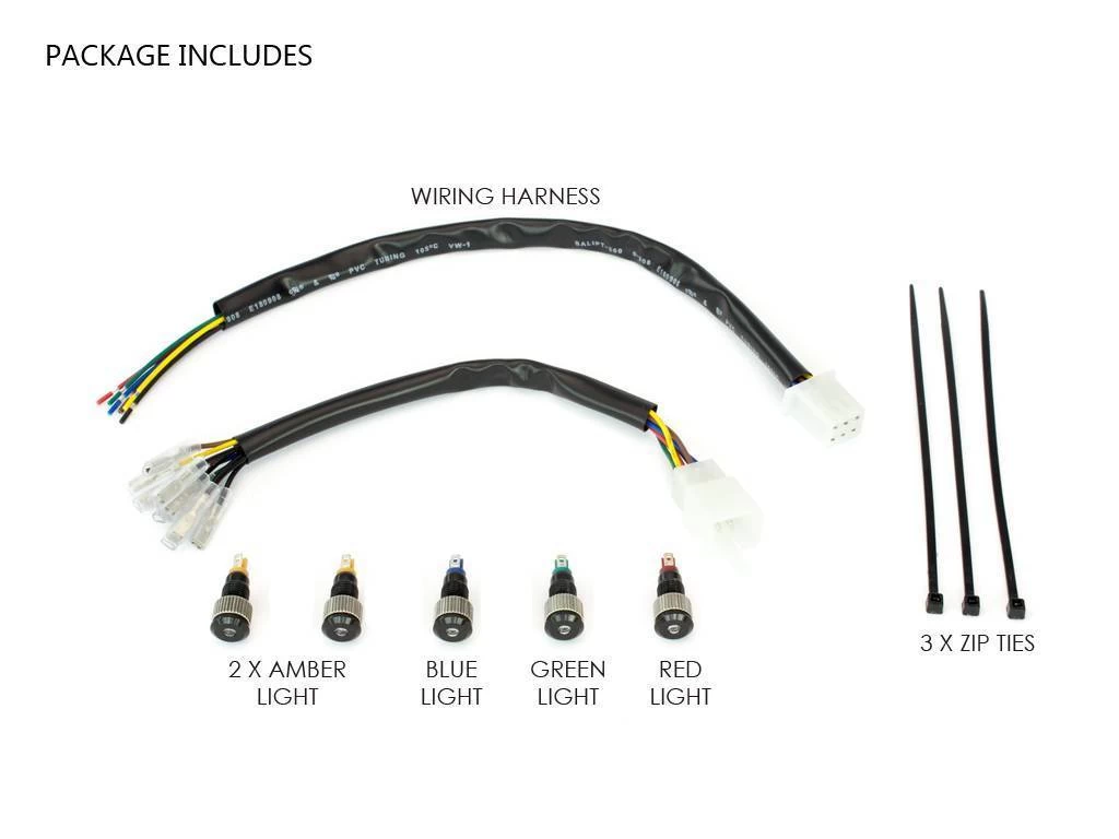 High-quality Aluminum Indicator Lamp Set 4 High-quality Aluminum Indicator Lamp Set - Afbeelding 2