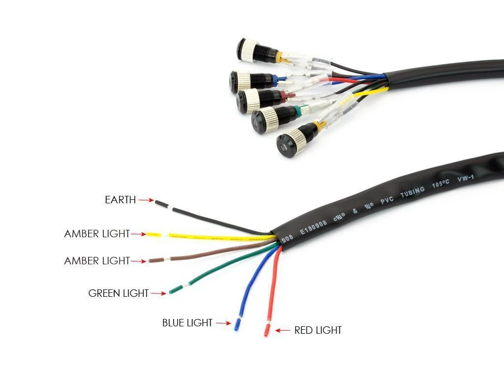 High-quality Aluminum Indicator Lamp Set 5 High-quality Aluminum Indicator Lamp Set - Afbeelding 3