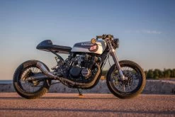 Highsider 5.75 "SKYLINE Headlight With LED Ring Halo Bottom Mount Black -Motoronderdelen Winkel highsider 575 skyline headlight with led ring halo 4