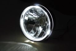 Highsider 5.75 "SKYLINE Headlight With LED Ring Halo 12 Highsider 5.75 "SKYLINE Headlight With LED Ring Halo -Motoronderdelen Winkel highsider 575 skyline headlight with led ring halo 7