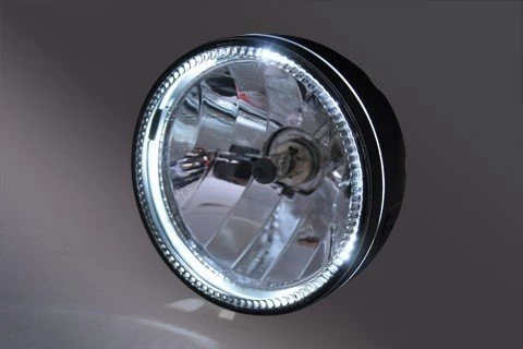 Highsider 5.75 "SKYLINE Headlight With LED Ring Halo 5 Highsider 5.75 "SKYLINE Headlight With LED Ring Halo - Afbeelding 3
