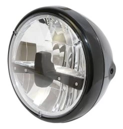 Luxe Headlight Brackets "Contrast'' -Motoronderdelen Winkel highsider 7 inch black led headlamp reno type 3 4
