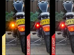 Integrated CREE LED Turn Signals / Taillight CNC -Motoronderdelen Winkel integrated cree led turn signals taillight cnc 4