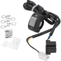 K&S Technologies Universal On-Off Switch 1" Handlebars 2pin Connector -Motoronderdelen Winkel k s technologies universal headlight switch 2