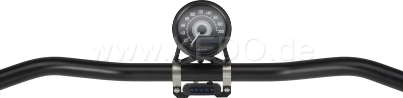 Kedo Speedometer Bracket 'Mezzomille' - Aluminium Black Anodised 13 Kedo Speedometer Bracket 'Mezzomille' - Aluminium Black Anodised - Afbeelding 11