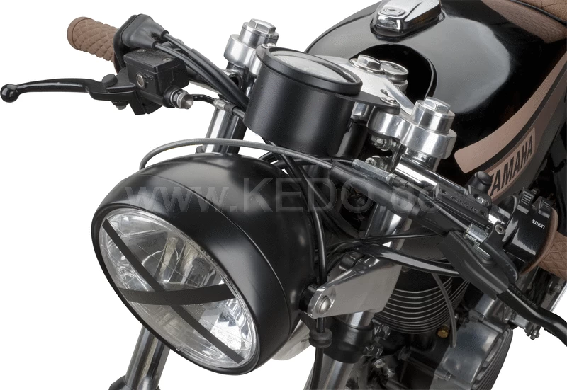 Kedo Speedometer Bracket 'Mezzomille' - Aluminium Black Anodised 5 Kedo Speedometer Bracket 'Mezzomille' - Aluminium Black Anodised - Afbeelding 3