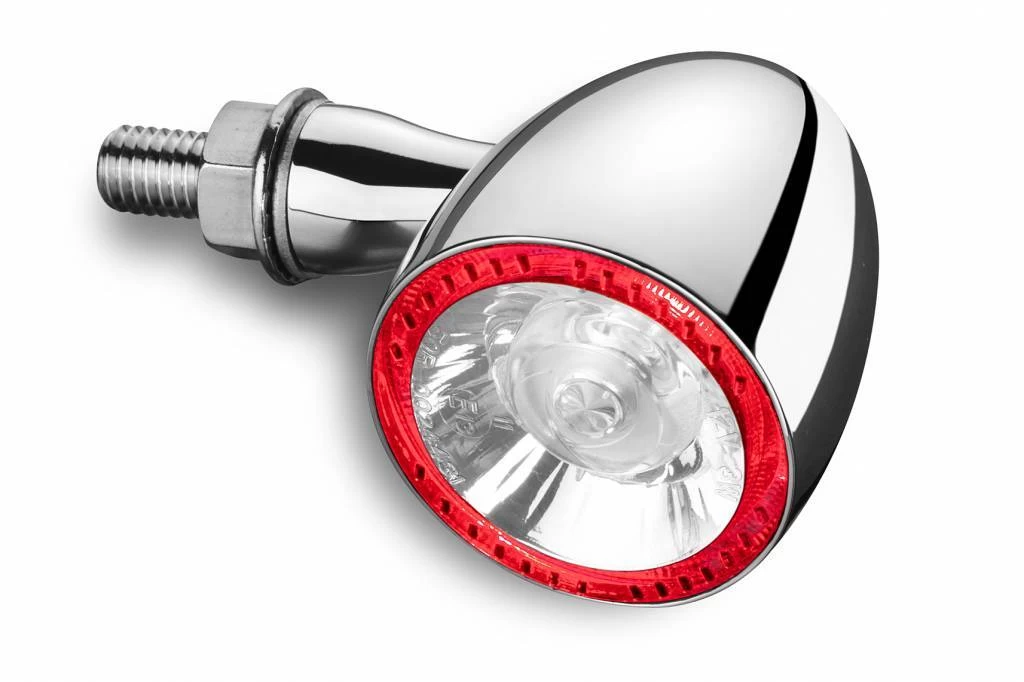 Kellermann 1000DF Bullet Taillight & Turn Signal Light Chrome 3 Kellermann 1000DF Bullet Taillight & Turn Signal Light Chrome
