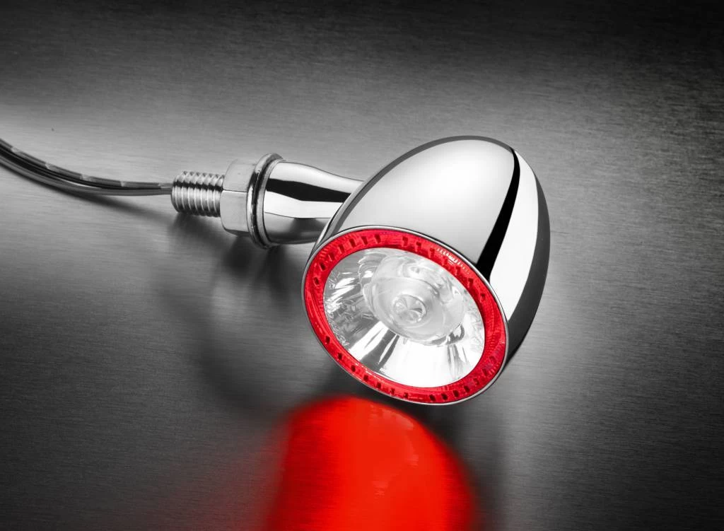 Kellermann 1000DF Bullet Taillight & Turn Signal Light Chrome 6 Kellermann 1000DF Bullet Taillight & Turn Signal Light Chrome - Afbeelding 4