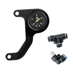 MCS Black Handlebar Control Conversion Kit 96-06 Softail 96-05 Dyna -Motoronderdelen Winkel killer custom v rod air ride gauge kit black 6mm 1