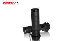 Burly Dominator Raked 1-1/4" T-Bar 14" Rise, Gloss Black -Motoronderdelen Winkel koso heated grips titan x for harley davidson with