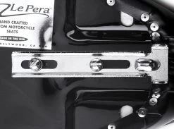 Le Pera Cobra 2-Up Seat Black Vinyl -Motoronderdelen Winkel le pera cobra 2 up seat black vinyl 1