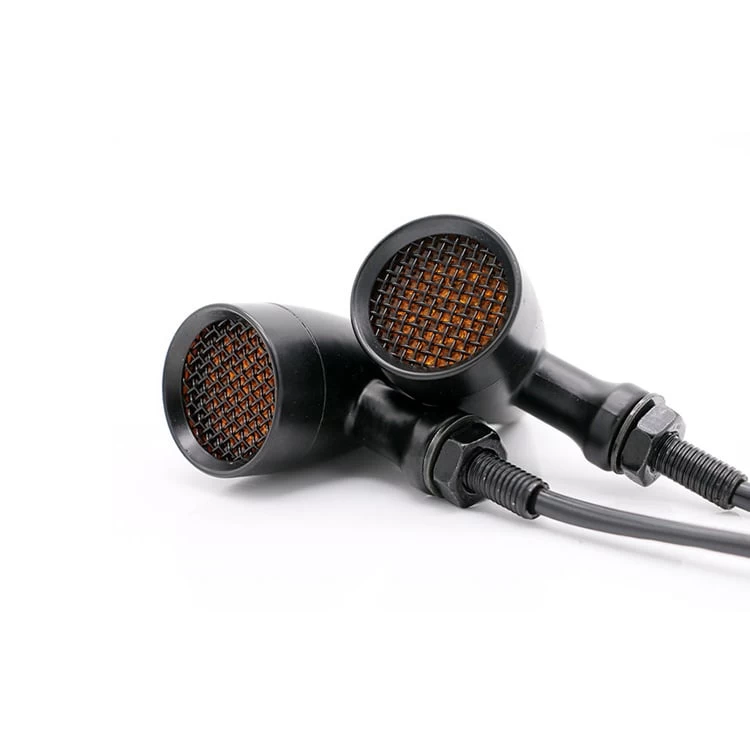 Black / Brass Mini LED Turn Signals Type "Ladz" 13 Black / Brass Mini LED Turn Signals Type "Ladz" - Afbeelding 11