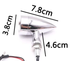 LED Chrome & Smoke Indicators - Grid -Motoronderdelen Winkel led chrome smoke indicators grid