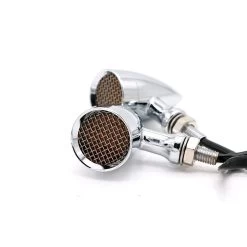 LED Chrome & Smoke Indicators - Grid -Motoronderdelen Winkel led chrome smoke indicators grid 5