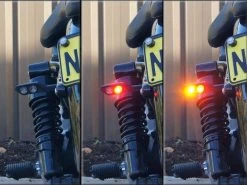 LED Taillight / Indicator CNC Billet Aluminium Black