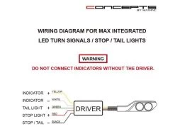 LED Taillight / Indicator CNC Billet Aluminium Black -Motoronderdelen Winkel led taillight indicator cnc billet aluminium black 8