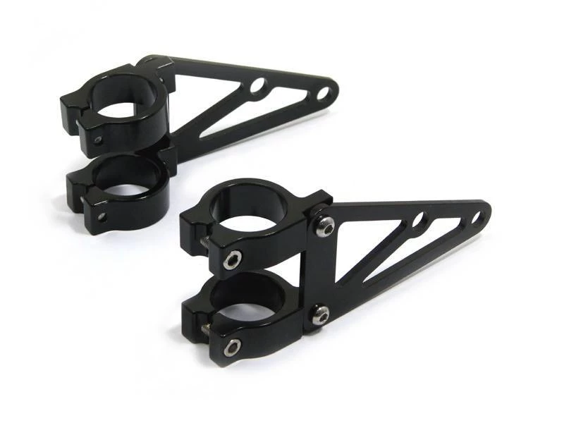 Luxurious Headlight Brackets "Black" 4 Luxurious Headlight Brackets "Black" - Afbeelding 2