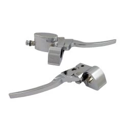 MCS Handlebar Control Kit With 4 Switches 9/16" Clutch 5/8" Brake - Chrome -Motoronderdelen Winkel mcs handlebar control kit 5 8 brake chrome 10