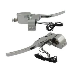 MCS Handlebar Control Kit With 4 Switches 5/8" Brake - Black -Motoronderdelen Winkel mcs handlebar control kit with 4 switches 5 8 brak 1