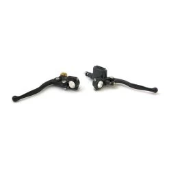 MCS Ball End Lever Set - Black -Motoronderdelen Winkel mcs old school handlebar control kit 9 16 black 4