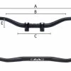MCU 22mm Aluminium Handlebar Type 5 -Motoronderdelen Winkel mcu 22mm aluminium handlebar type 5
