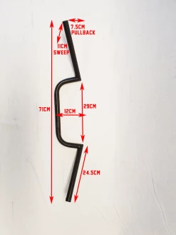 MCU 22mm Wide Pullback M-Bar -Motoronderdelen Winkel mcu 22mm wide pullback m bar