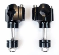 MCU CNC Aluminium Handlebar Risers 22 Mm Black -Motoronderdelen Winkel mcu cnc aluminium handlebar risers 22 mm black 3