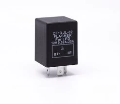 Kellermann Bullet Atto RB Rear- / Brakelight Chrome -Motoronderdelen Winkel mcu turn signal led relay cf13 jl 02 1